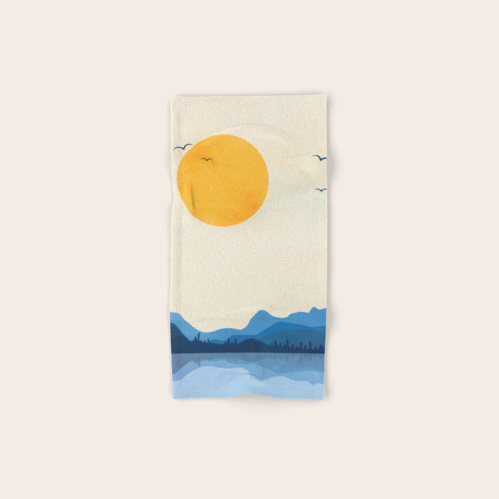 Minimalistic Landscape 11 Bath Towel Gallery Image 1