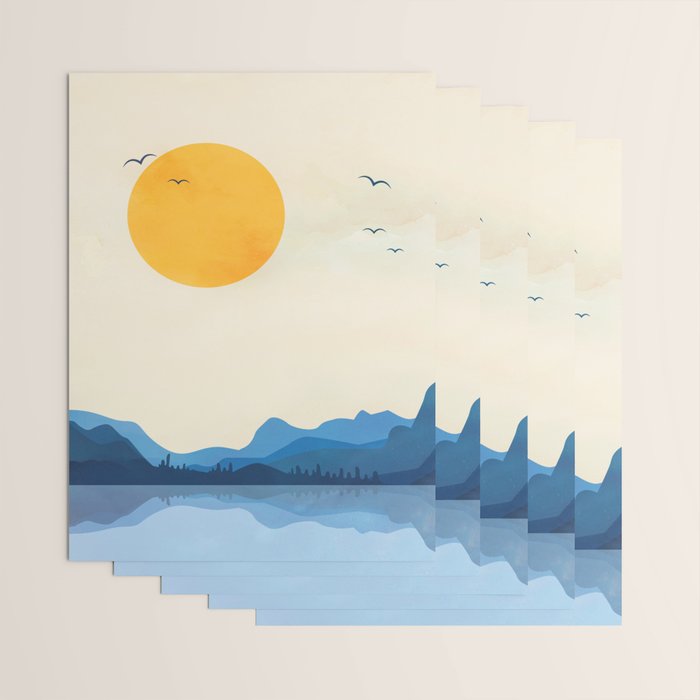 Minimalistic Landscape 11 Wrapping Paper Gallery Image 3