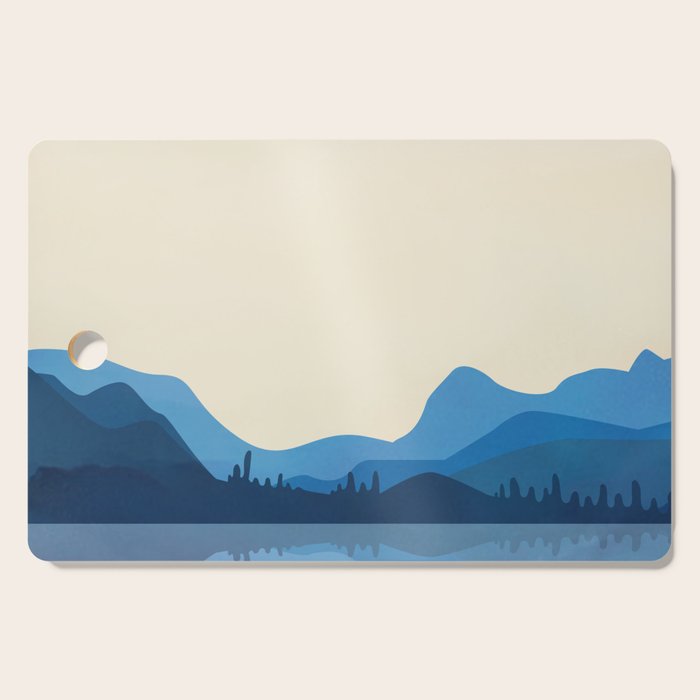 Minimalistic Landscape 11 Cutting Board Gallery Image 1