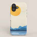 Minimalistic Landscape 11 iPhone Case Gallery Image 1
