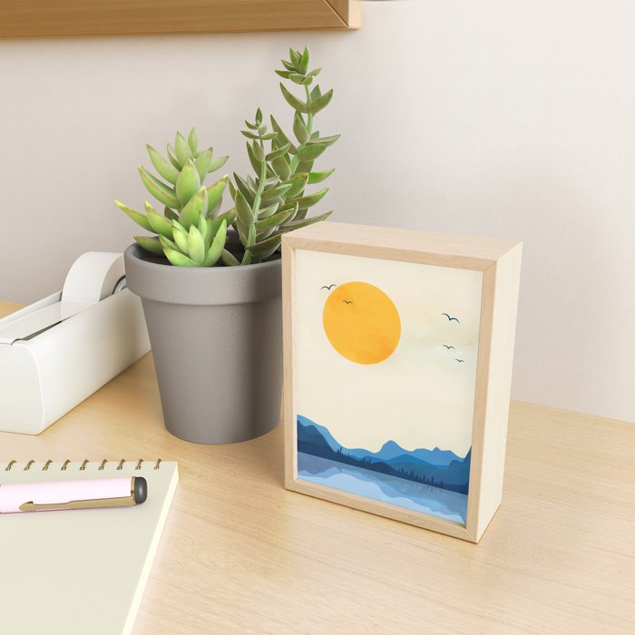 Minimalistic Landscape 11 Mini Art Print Gallery Image 2