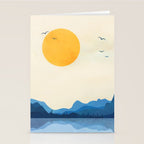 Minimalistic Landscape 11 Stationery Card Gallery Image 2