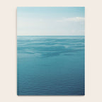 Travel photography print âBlue blue oceanâ photo art made in the south of italy Notebook Gallery Image 4