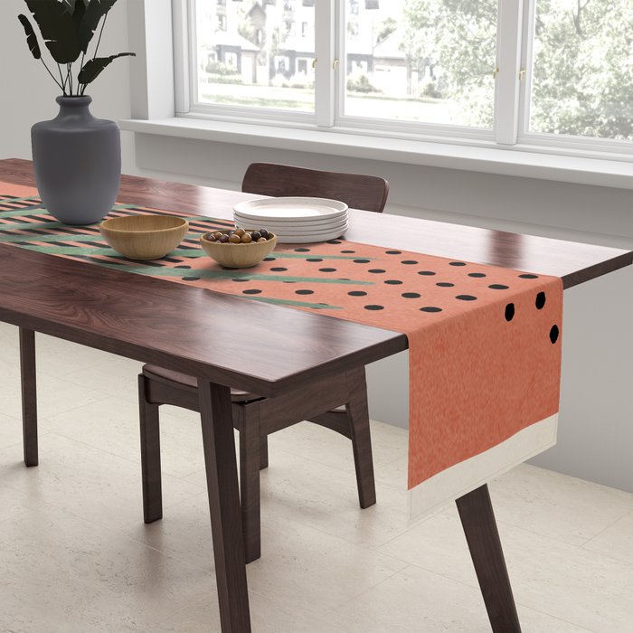 Nature Geometry II Table Runner Gallery Image 2