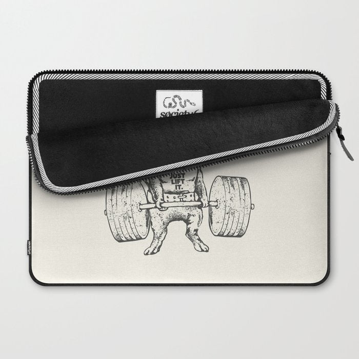 English Bulldog Lift Laptop Sleeve Gallery Image 2