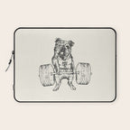 English Bulldog Lift Laptop Sleeve Gallery Image 1