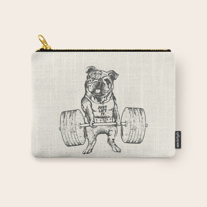 English Bulldog Lift Carry All Pouch Gallery Image 1