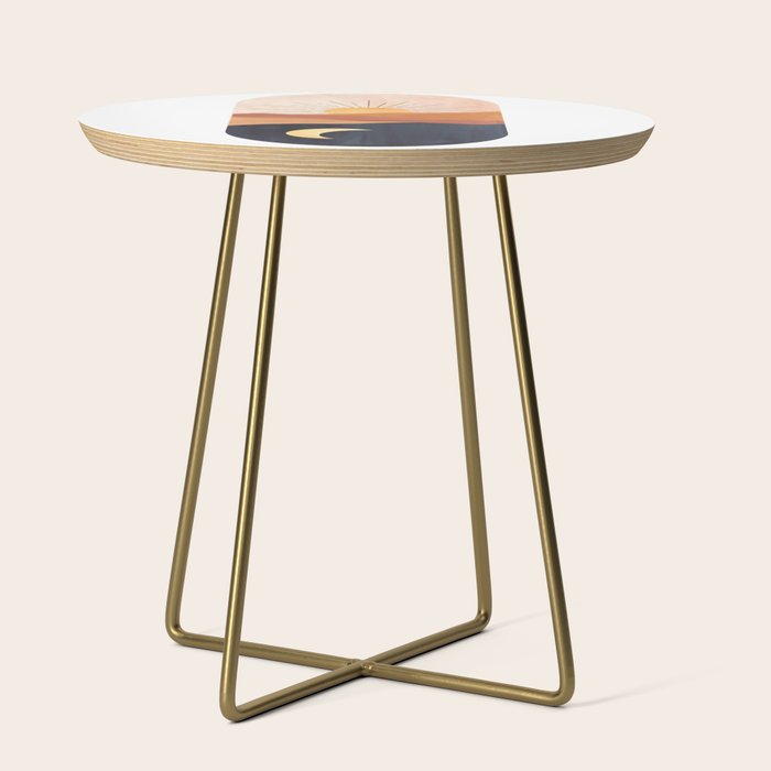 Abstract day and night Side Table Gallery Image 1