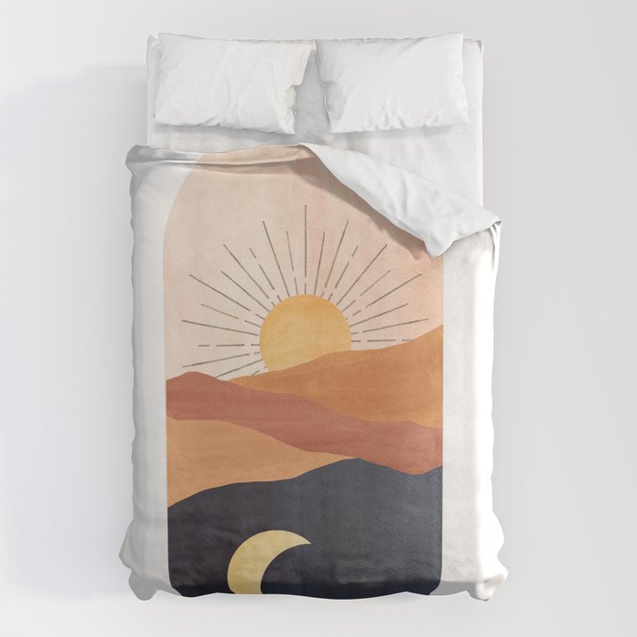 Abstract day and night Duvet Cover Gallery Image 6