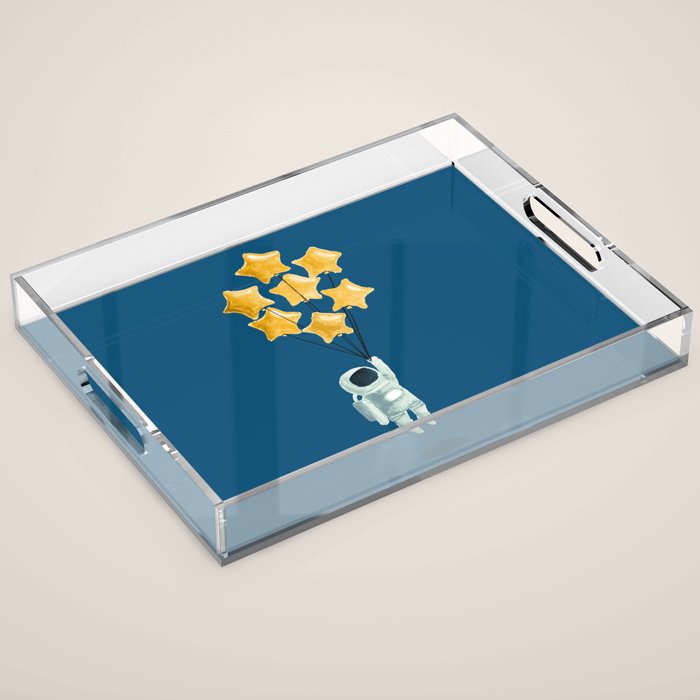 Astronaut's dream Acrylic Tray Gallery Image 1