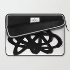 Ink Confusion White Background Laptop Sleeve Gallery Image 2