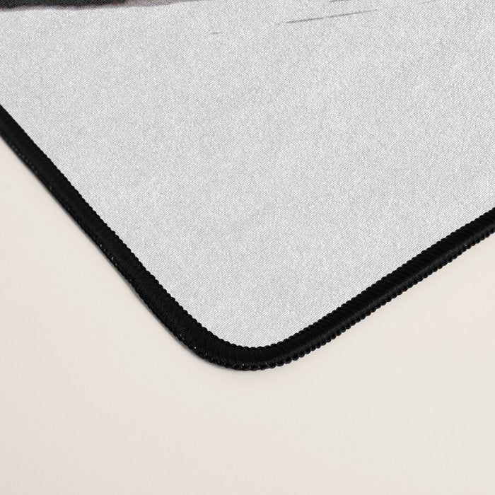 Ink Confusion White Background Desk Mat Gallery Image 4