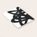 Ink Confusion White Background Notebook Gallery Image 3