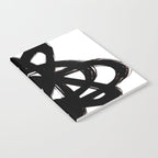 Ink Confusion White Background Notebook Gallery Image 2