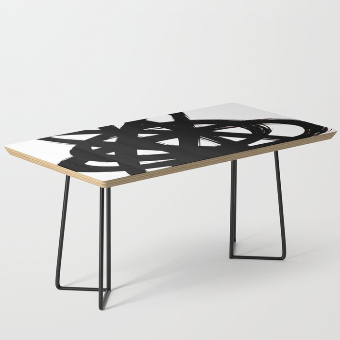 Ink Confusion White Background Coffee Table Gallery Image 1