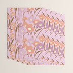 Purple Daffodil Pattern Wrapping Paper Gallery Image 3