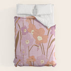 Purple Daffodil Pattern Comforter Gallery Image 6