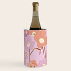 Purple Daffodil Pattern Wine Chiller Gallery Image 1