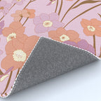 Purple Daffodil Pattern Rug Gallery Image 4