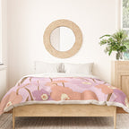 Purple Daffodil Pattern Duvet Cover Gallery Image 3