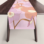 Purple Daffodil Pattern Table Runner Gallery Image 1