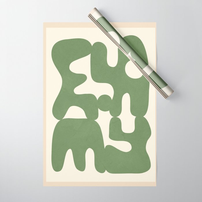 Modern Abstract Art 91 Wrapping Paper Gallery Image 1