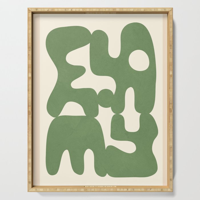 Modern Abstract Art 91 Serving Tray Gallery Image 1