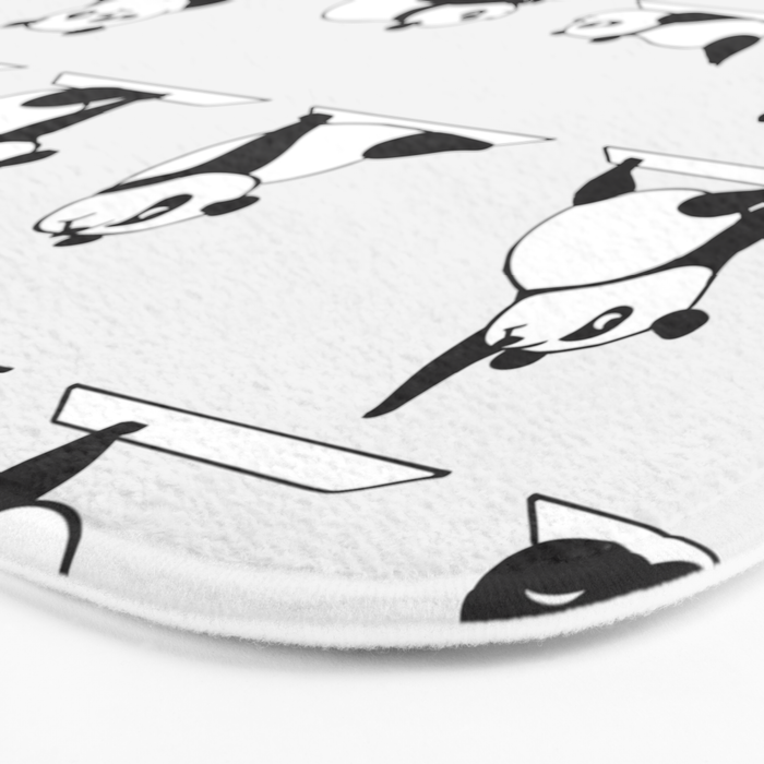 Panda Yoga Bath Mat Gallery Image 3