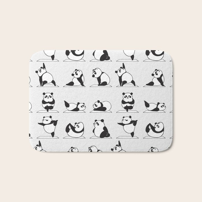 Panda Yoga Bath Mat Gallery Image 1