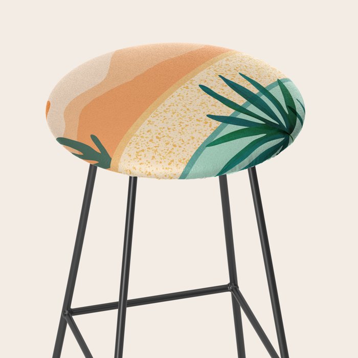 Southwest Poolside Desert Landscape Series Stool Gallery Image 2