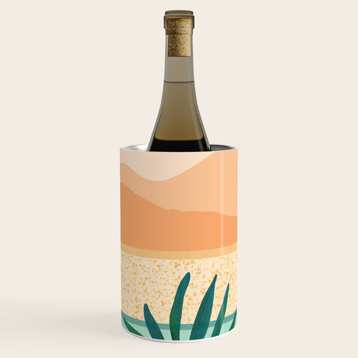 Southwest Poolside Desert Landscape Series Wine Chiller Gallery Image 1