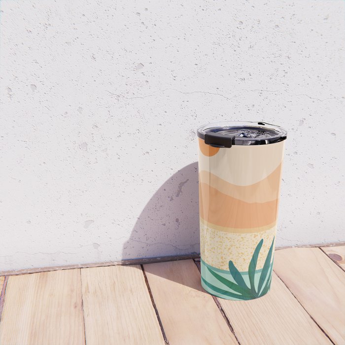 Southwest Poolside Desert Landscape Series Travel Mug Gallery Image 4