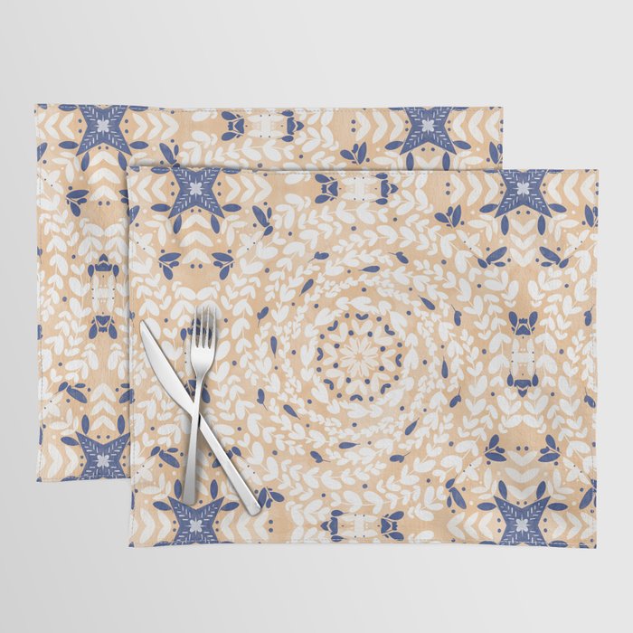 Pink Circular Nature Tiles PB Placemat Gallery Image 1