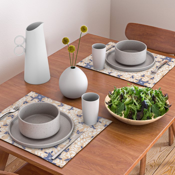 Pink Circular Nature Tiles PB Placemat Gallery Image 2