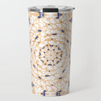 Pink Circular Nature Tiles PB Travel Mug Gallery Image 1