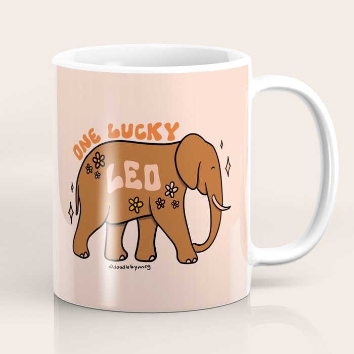 One Lucky Leo Coffee Mug Gallery Image 1