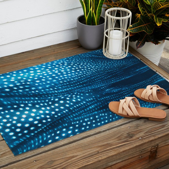 Whale Shark Stars Outdoor Rug Gallery Image 2