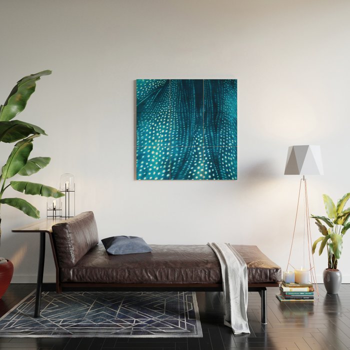 Whale Shark Stars Wood Wall Art Gallery Image 2