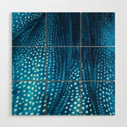 Whale Shark Stars Wood Wall Art Gallery Image 1