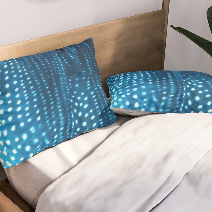 Whale Shark Stars Pillow Sham Gallery Image 2