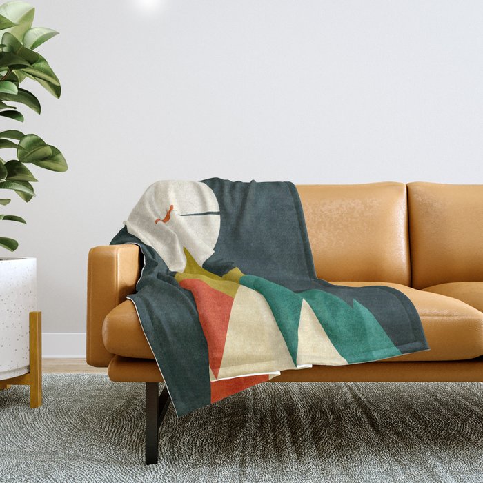 Life is a travel Throw Blanket Gallery Image 1