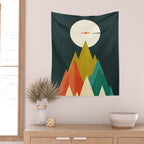 Life is a travel Wall Tapestry Gallery Image 2