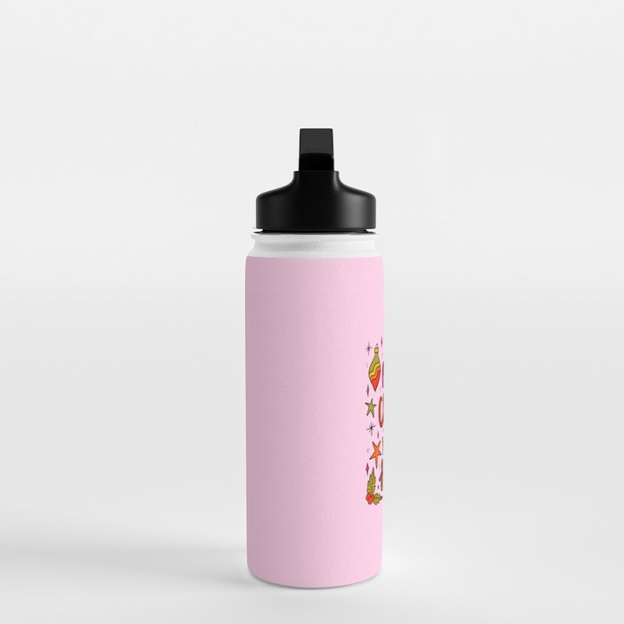 Merry Christmas and Happy Holidays Water Bottle Gallery Image 3