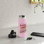 Merry Christmas and Happy Holidays Water Bottle Gallery Image 4