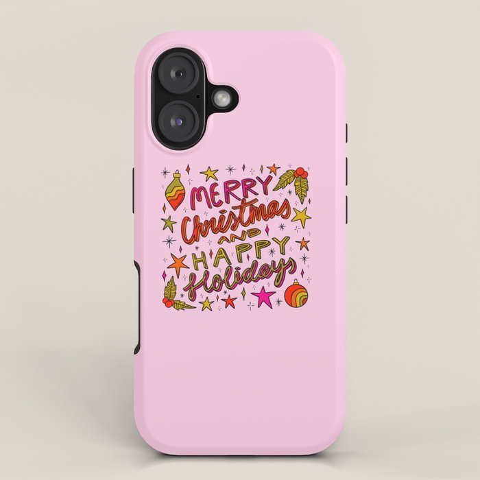 Merry Christmas and Happy Holidays iPhone Case Gallery Image 1
