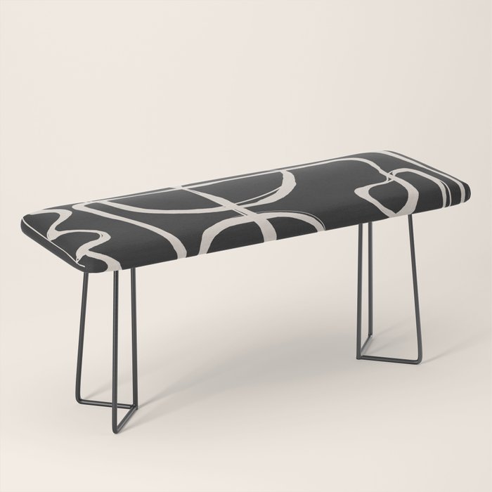Modern Minimalist One Line Art 1 Bench Gallery Image 1