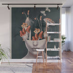 Mushroom Lady Wall Mural Gallery Image 1