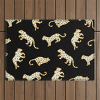 Leopard at Night Outdoor Rug Gallery Image 1