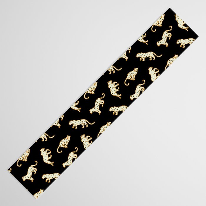 Leopard at Night Table Runner Gallery Image 3
