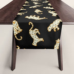 Leopard at Night Table Runner Gallery Image 1